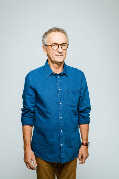 istock Portrait of confident senior man 1263607934