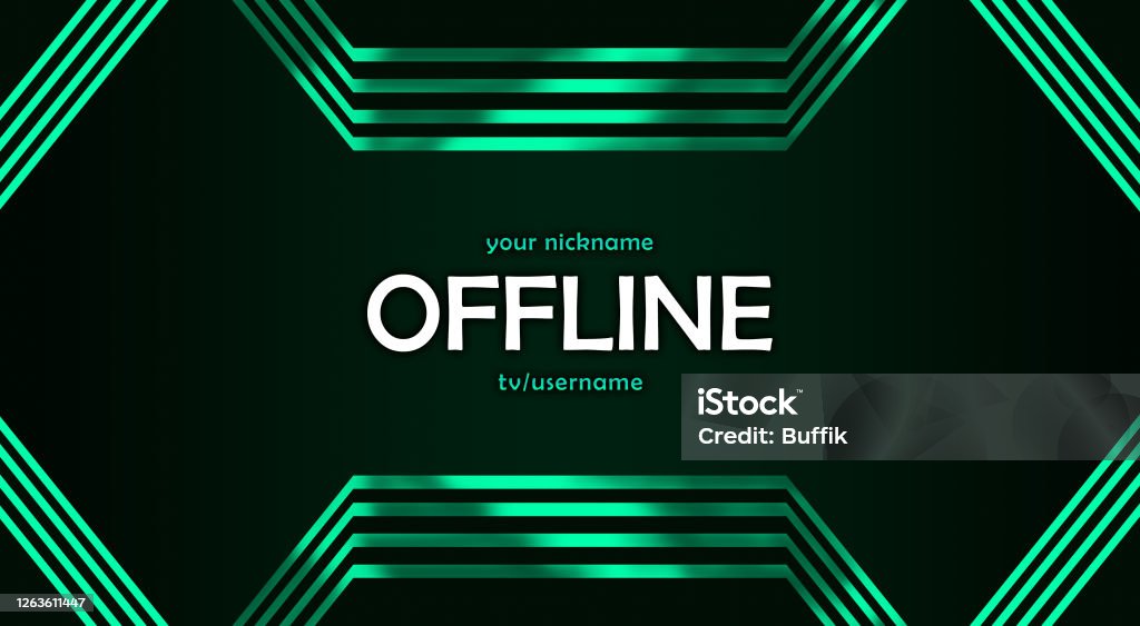Streamer Offline Offline Twitch Hud Screen Banner 169 For Stream Offline Background With ...