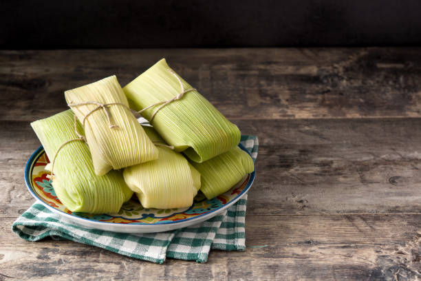 istock Mexican corn and chicken tamales 1263615990