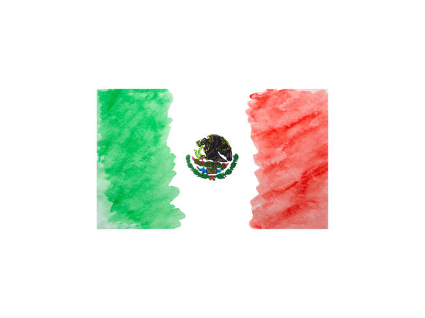 istock Mexican Flag. Beautiful greeting card. National holiday 1263617815