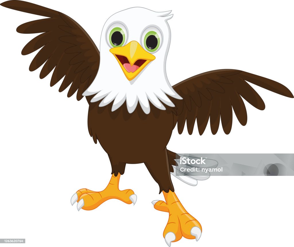 Minh Họa Phim Hoạt Hình Đại Bàng Hạnh Phúc Hình minh họa Sẵn có ...