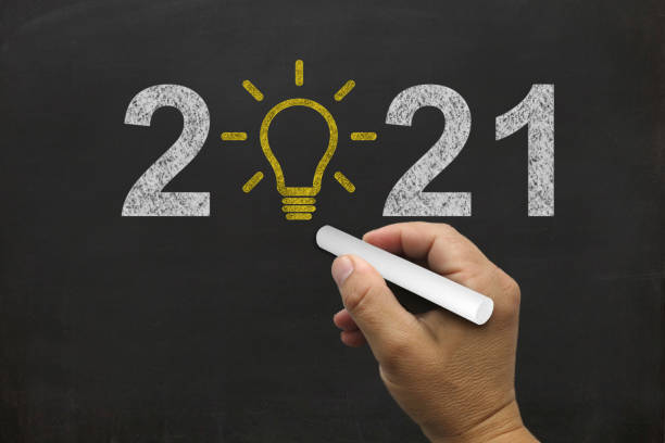 istock New year 2021 idea concept blackboard background 1263628139