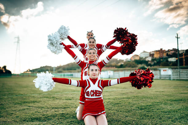 istock cheerleader all together in a row 1263628166