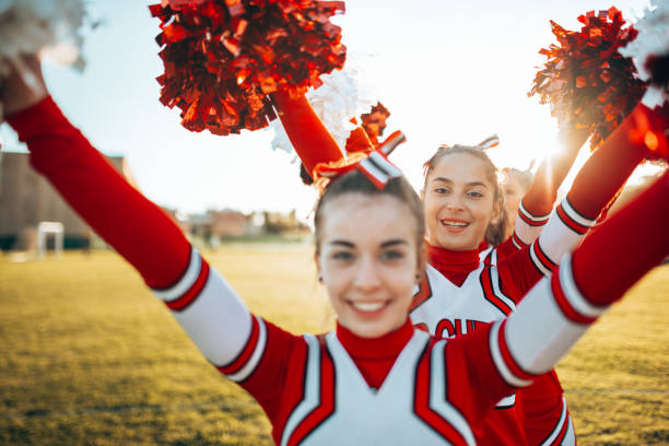 istock cheerleader all together in a row 1263629421