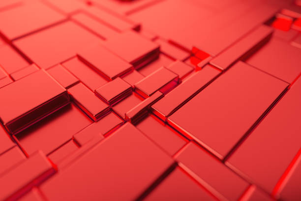 istock Abstract moving surface made of metal. 3d illustration 1263637268