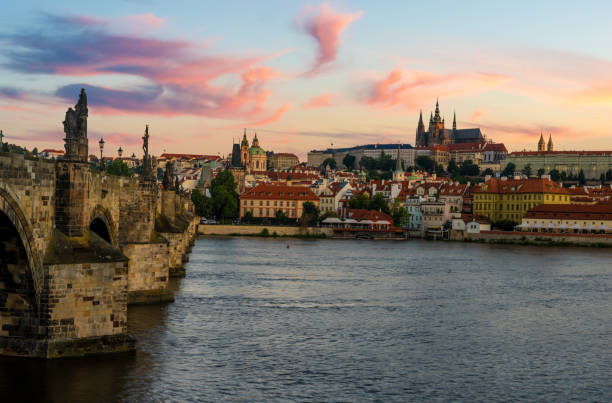 istock Prague, Charles Bridge in the morning 1263637685