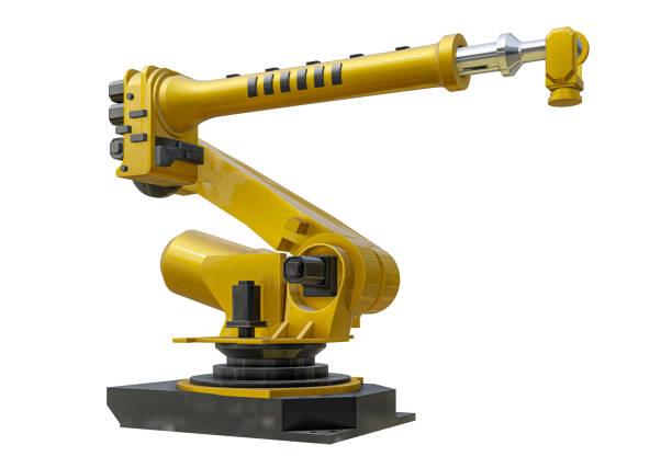 istock Yellow robot arm for industry 1263637850