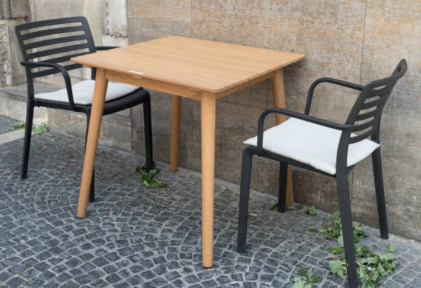 istock table and chair of a restaurant 1263638499