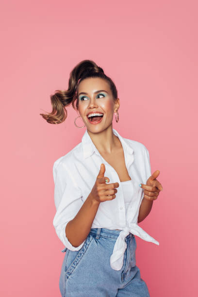 istock Beautiful woman in the studio 1263638893