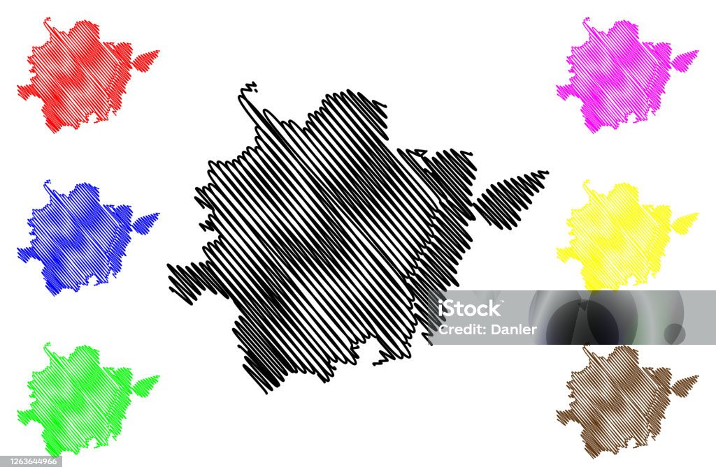Potcoava Vector Poltava City Map Vector Illustration Scribble Sketch City Of Poltava ...