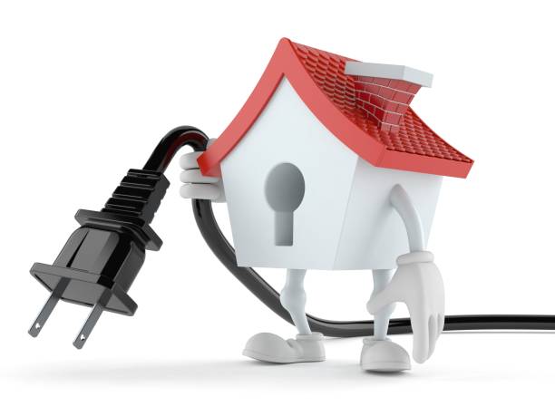 istock House character holding electric cable 1263654725