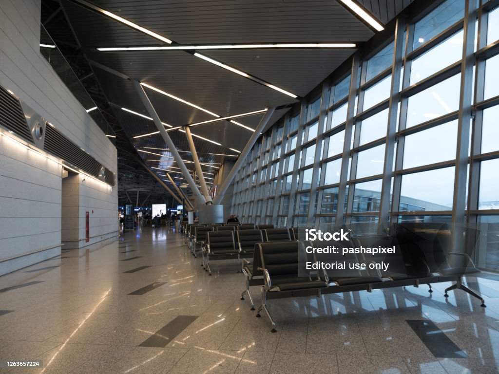 中の国際空港ヴヌーコヴォこれはモスクワにサービスを提供する4つの主要な空港の一つです からっぽのストックフォトや画像を多数ご用意