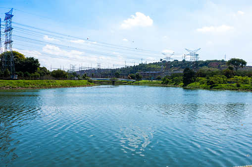 Pinheiros River in the city of São Paulo