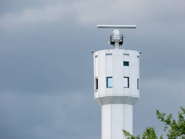 Coast guard Tower in Montreal, Quebec, Canada.
