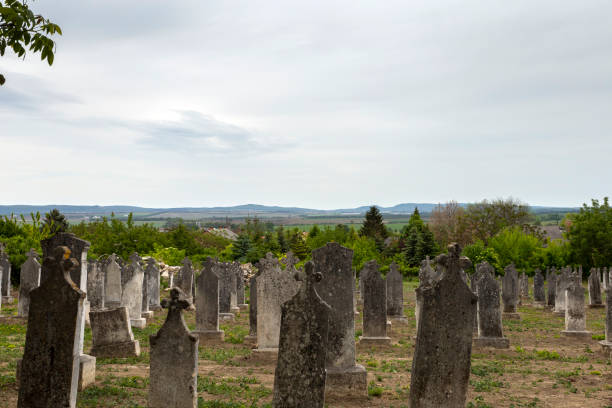 istock Old cemetery in Zsambek, Hungary 1263681379