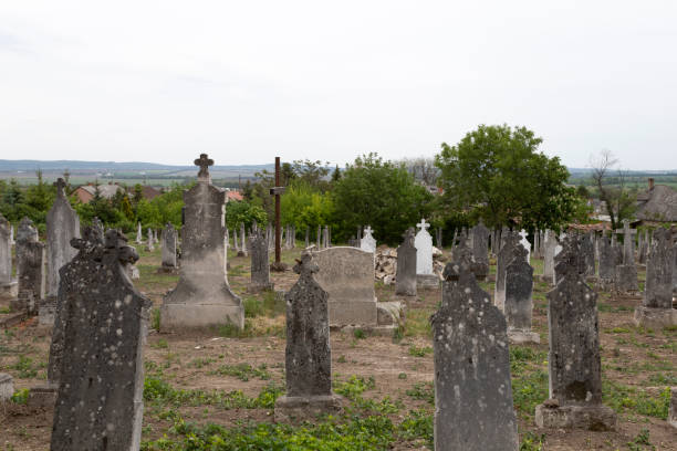 istock Old cemetery in Zsambek, Hungary 1263681473