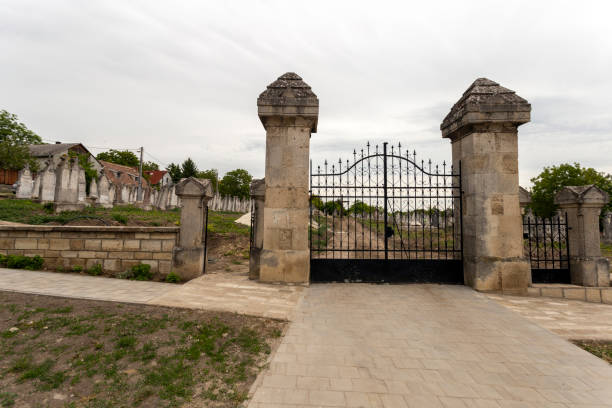 istock Old cemetery in Zsambek, Hungary 1263681558