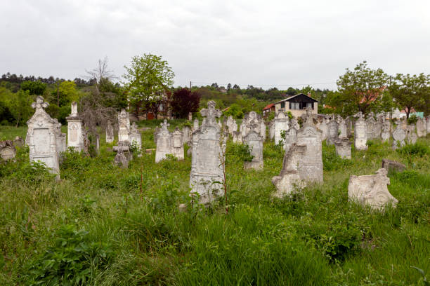 istock Old cemetery in Zsambek, Hungary 1263681636