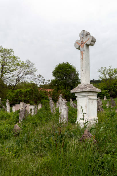 istock Old cemetery in Zsambek, Hungary 1263681687