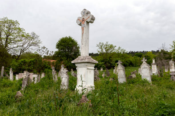 Old cemetery in Zsambek, Hungary