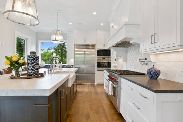 istock New luxurious home with gorgeous kitchen 1263682850