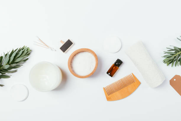 istock Zero waste bathroom accessories and organic cosmetics 1263684815