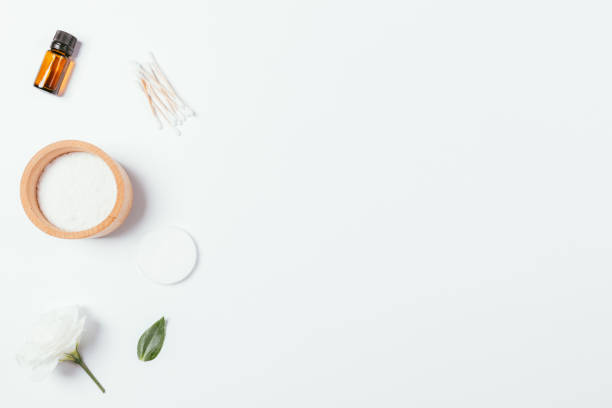 istock Bath sea salt in wooden bowl 1263684820