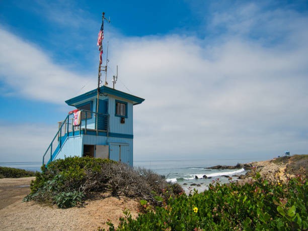 istock Coast Guard rescue tower in California 1263701921