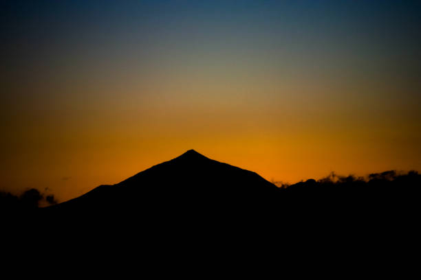 istock Sunset view of Teide's Natural Park from Gran Canaria. 1263703467