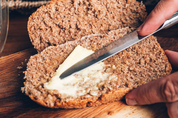 istock Sliced wholemeal bread, made at home 1263724030