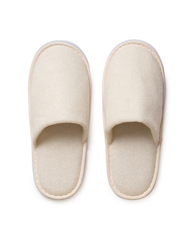 Slippers with clipping path.