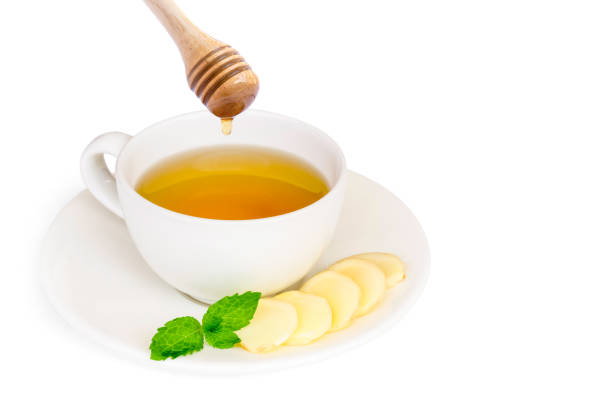 herbata imbirowa - ginger tea cup cold and flu tea zdjęcia i obrazy z banku zdjęć