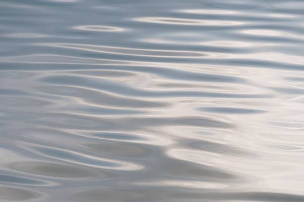 Onde dolci su un lago - foto stock