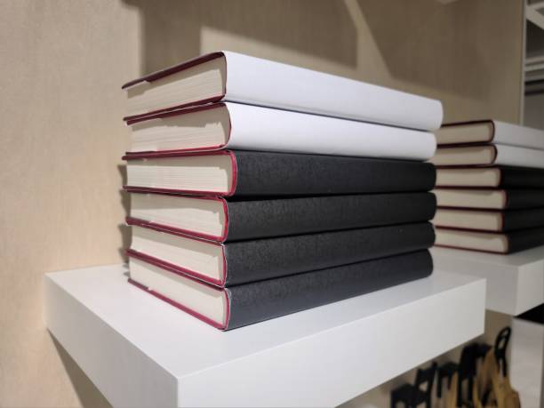 istock books piled up on the bookshelf 1263754207