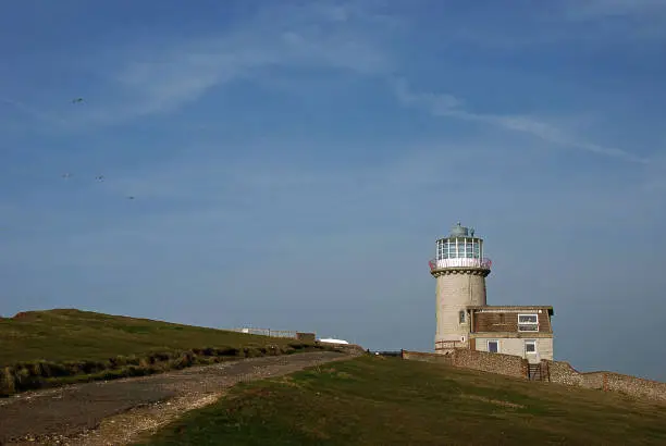 The Belle Tout Lighthouse at Beachy Head in Sussex