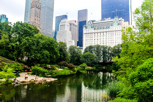 Central Park, Upper Manhattan in New York, NY, United States