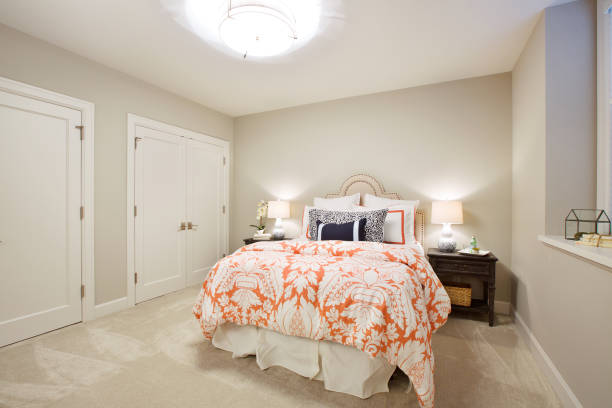 istock Staged bedroom for real estate listing 1263778962