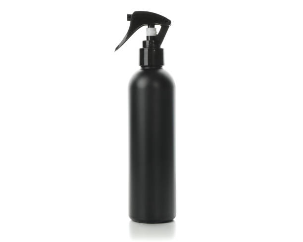 istock Black hairdressing spray isolated on white background 1263781430