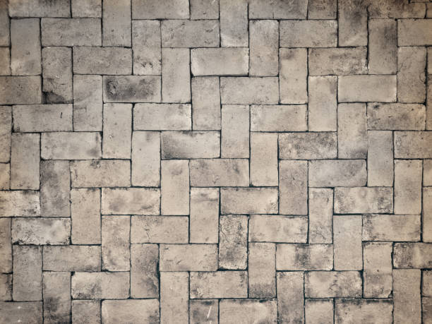 istock Old vintage retro style bricks wall background and texture. 1263782334