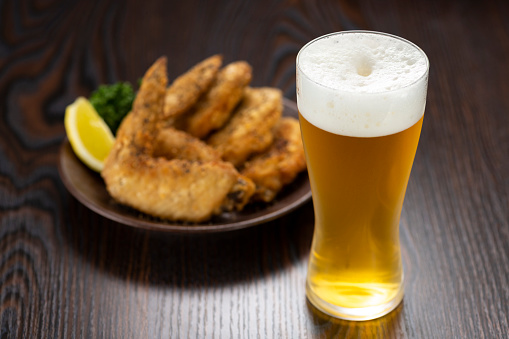Beer and Japanese izakaya cuisine
