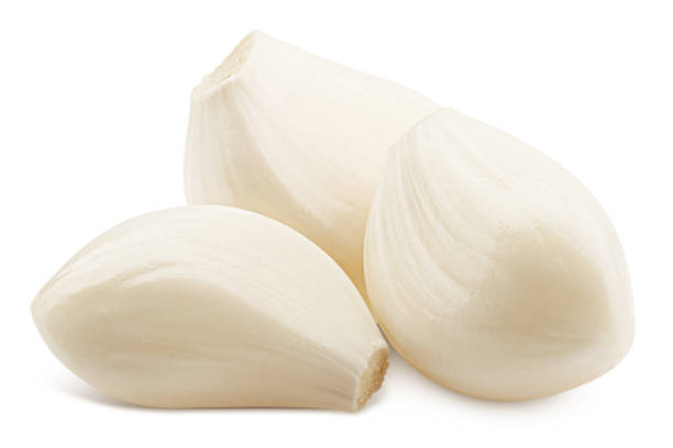 istock garlic, isolated on white background, clipping path, full depth of field 1263791156