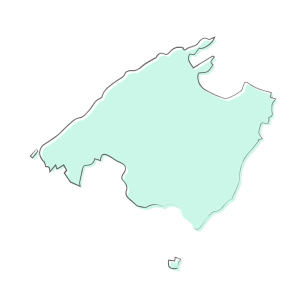 Majorca Map. Easy 440+ Majorca Map Stock Illustrations, Royalty-Free Vector Graphics ...
