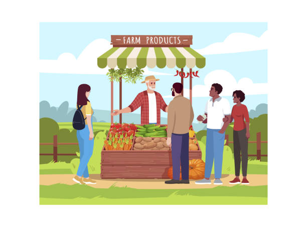 1,076 Farmers Market Stand Illustrations & Clip Art - iStock | Farmers  market stand icon