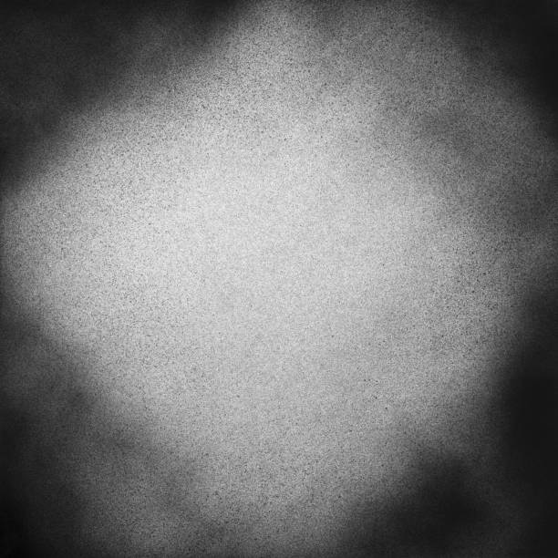 istock Vintage black and white noise texture. Abstract splattered background for vignette. Square frame template 1263824920
