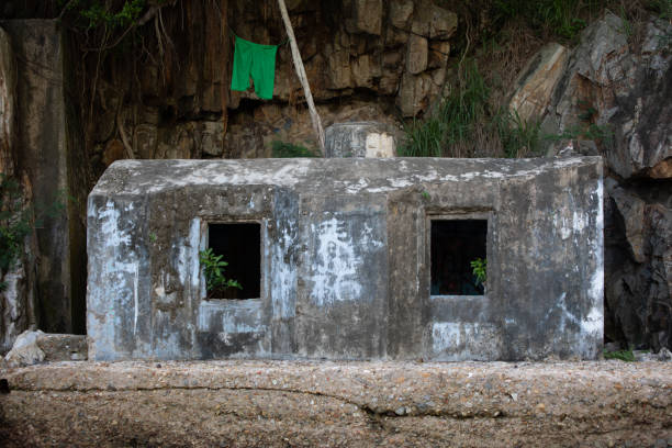 istock Abandoned stone house in a ruin 1263826899