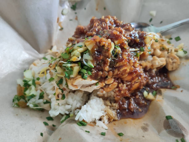 Indonesian Traditional Food, Nasi Lengko, Cirebon, West Java