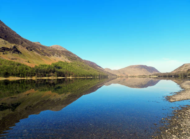 istock Reflection on Buttermere lake in The Lake, District, UK 1263832036