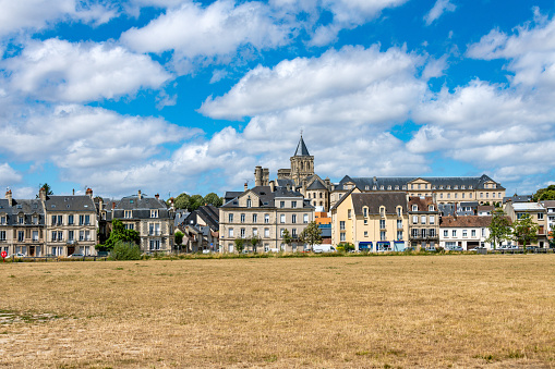The town hall, exterior view, town of Vannes, department of Morbihan, Brittany, France