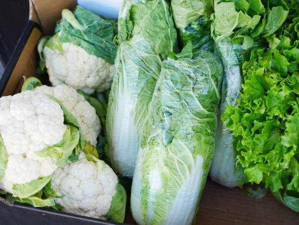 istock Photo of green vegetables for vegetarians 1263853721