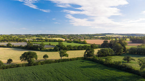 istock Beautiful Somerset fields near Glastonbury 1263854786